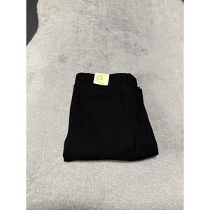 New Triste Men's Black Straight Wool Dress Pants Size 39 Unhemmed Trousers‎